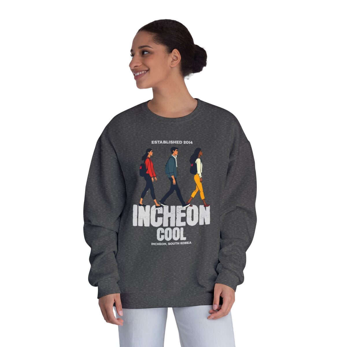 Incheon Cool Unisex NuBlend® Crewneck Sweatshirt - Image 8