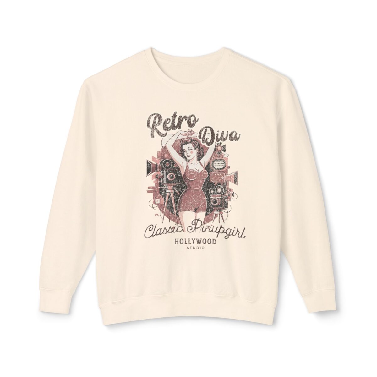 Classic diva Unisex Lightweight Crewneck Sweatshirt - Image 5