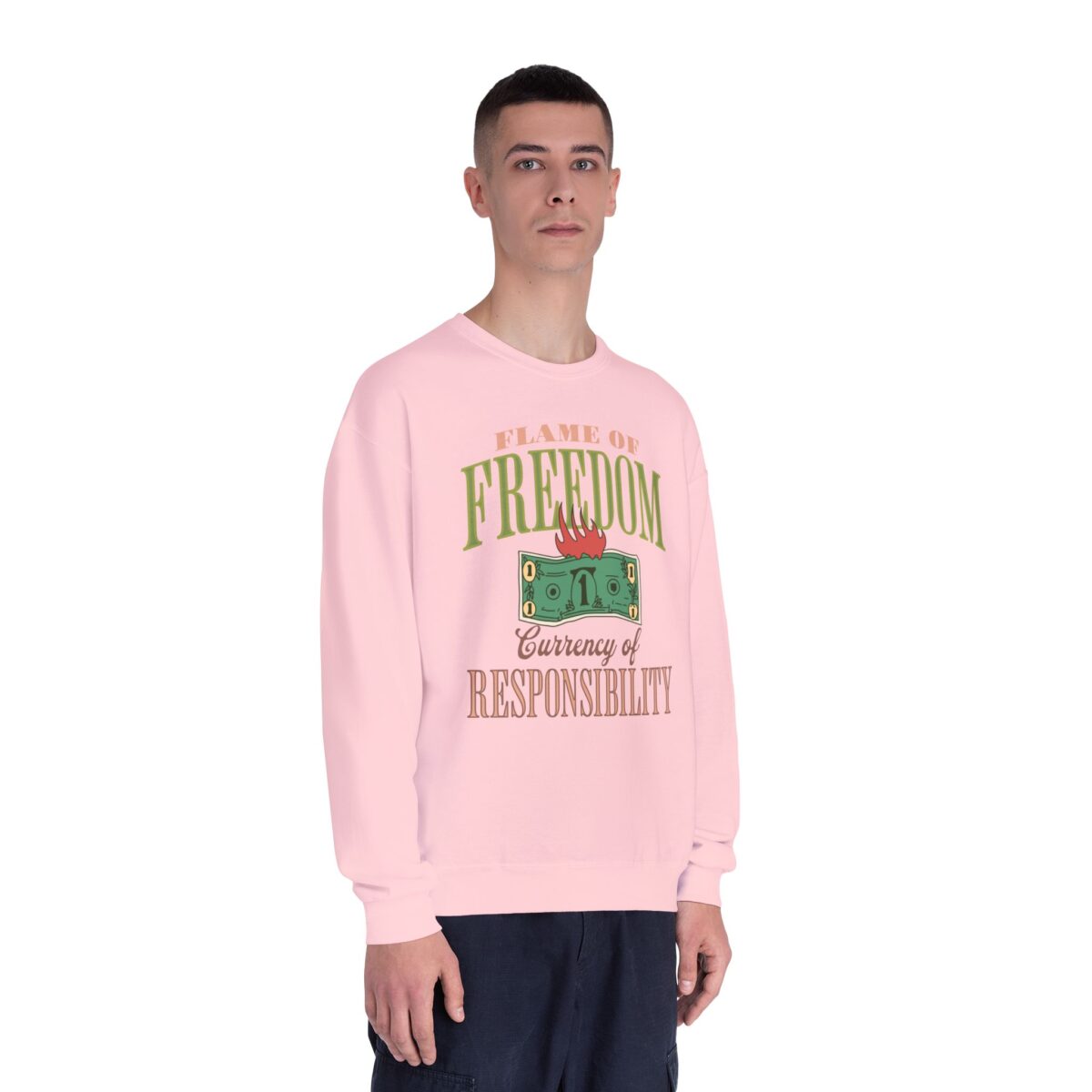 Currency of freedom Unisex NuBlend® Crewneck Sweatshirt - Image 51