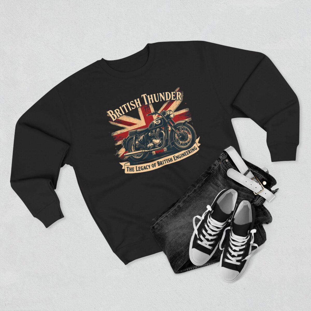 British thunder Unisex Crewneck Sweatshirt - Image 7