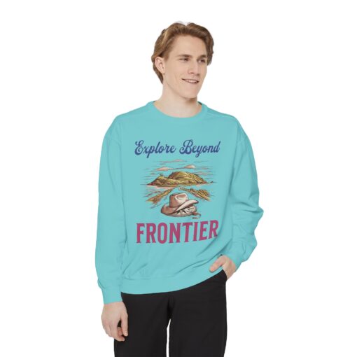 Explore beyond Unisex Garment-Dyed Sweatshirt - Image 7