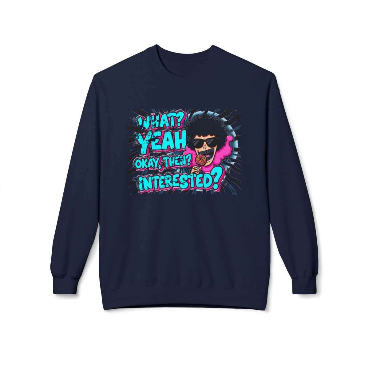 Interested? Unisex Midweight Softstyle Fleece Crewneck Sweatshirt - Image 13