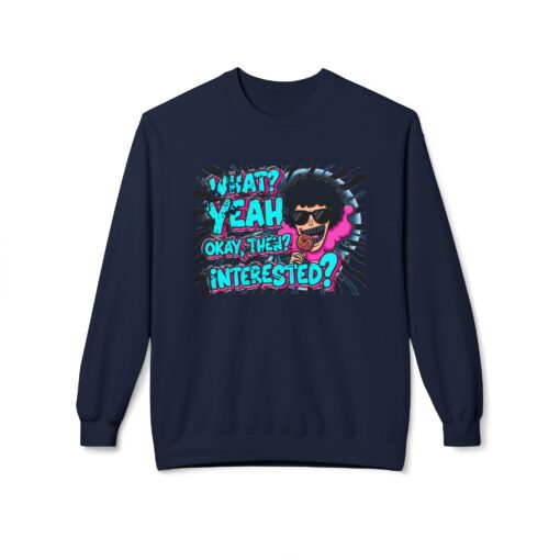 Interested? Unisex Midweight Softstyle Fleece Crewneck Sweatshirt - Image 13