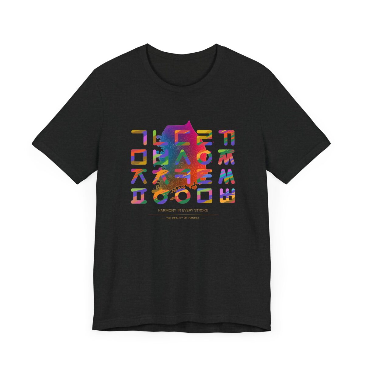 Korean Alphabet Unisex Jersey Short Sleeve Tee - Image 11