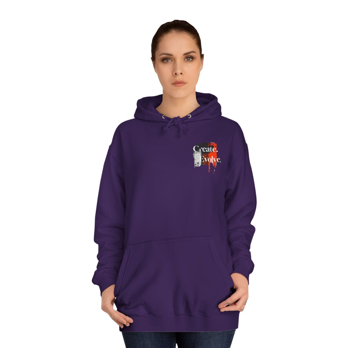 Create Evolve Unisex College Hoodie - Image 20