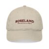 Embroidered Organic Baseball Cap - 'Roseland' with Grace and Elegance