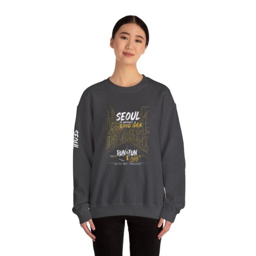Seoul Good Idea Unisex Crewneck Sweatshirt - Perfect for Travel Enthusiasts - Image 8