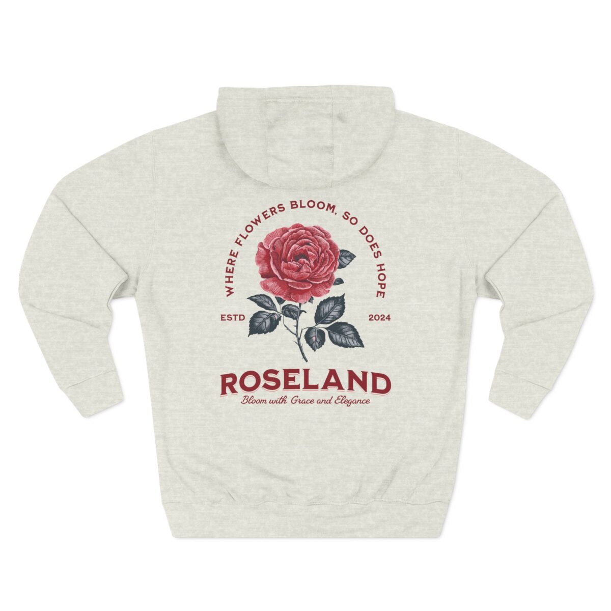 Roseland Three-Panel Fleece Hoodie - Image 18
