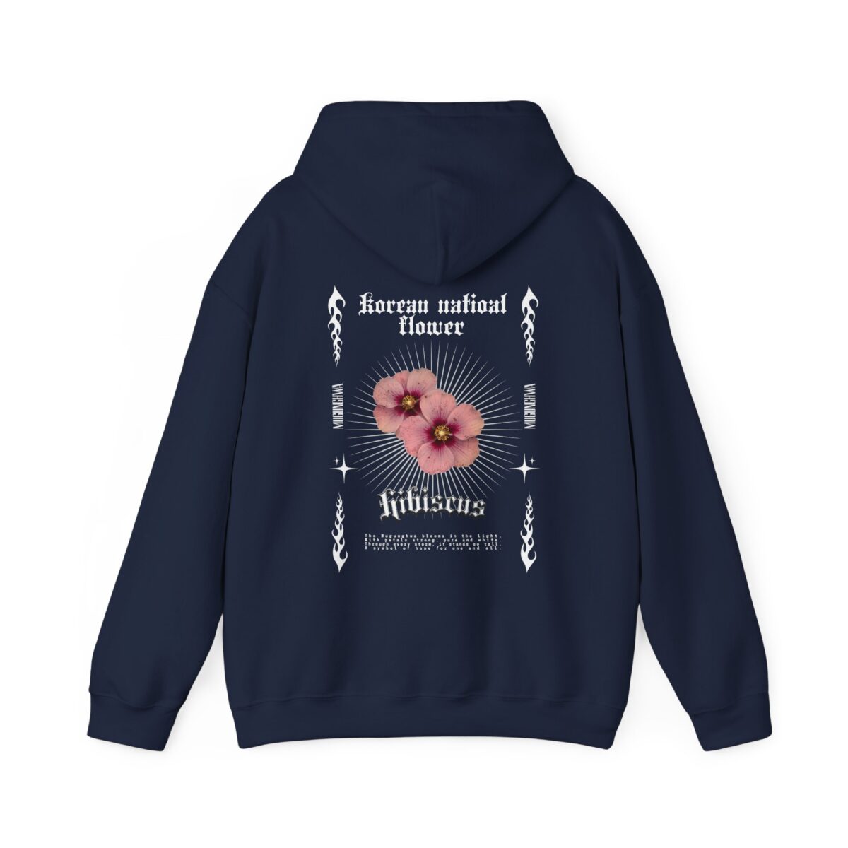 korean national flower Unisex Heavy Blend™ Hooded Sweatshirt - Image 10
