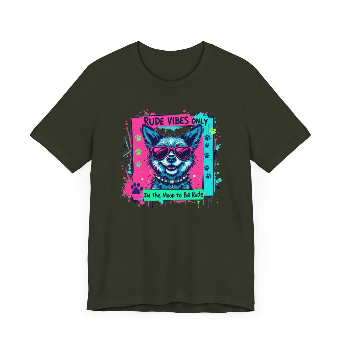 Rude vibes only Unisex Jersey Short Sleeve Tee - Image 15