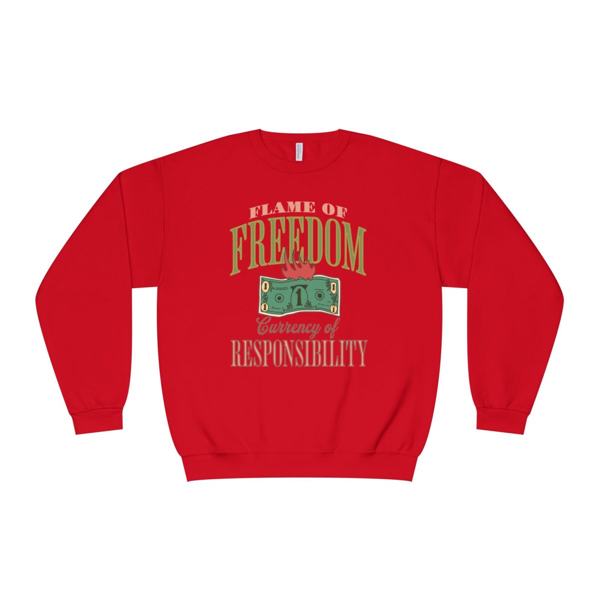 Currency of freedom Unisex NuBlend® Crewneck Sweatshirt - Image 53