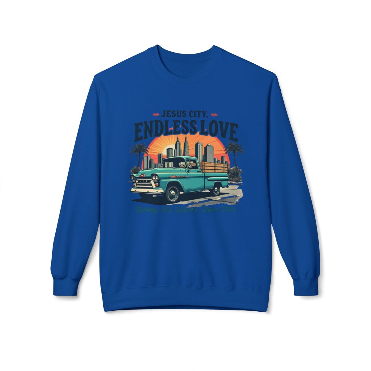 Endless love Unisex Midweight Softstyle Fleece Crewneck Sweatshirt - Image 25