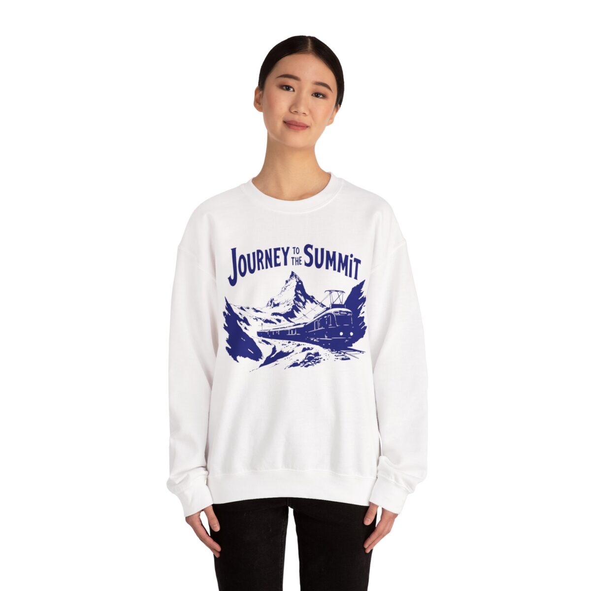 Journey to the summit Unisex Heavy Blend™ Crewneck Sweatshirt - Image 4
