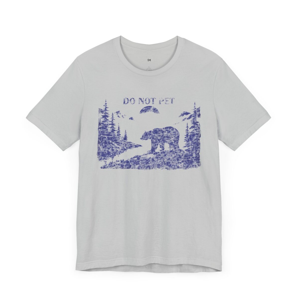 Adventure Awaits Bear Tee - Do Not Pet Graphic Unisex Jersey Short Sleeve T-Shirt - Image 7