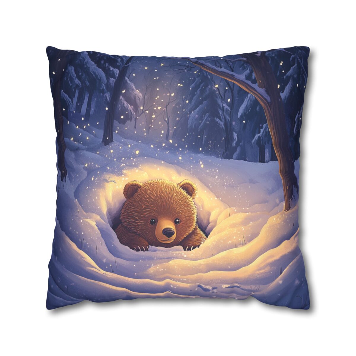 Is it still winter? Faux Suede Square Pillowcase - Image 13