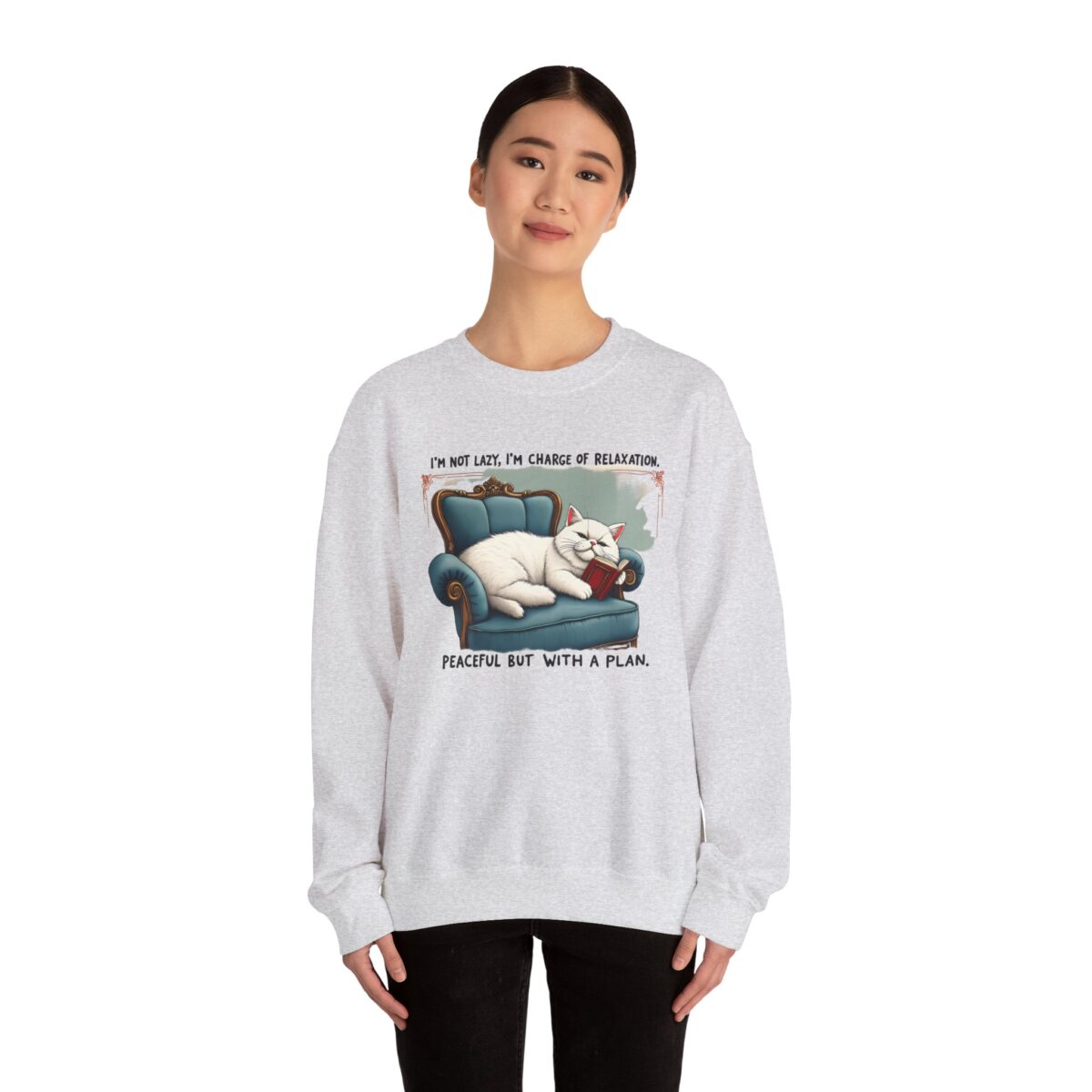 I'm not lazy Unisex Heavy Blend™ Crewneck Sweatshirt - Image 8