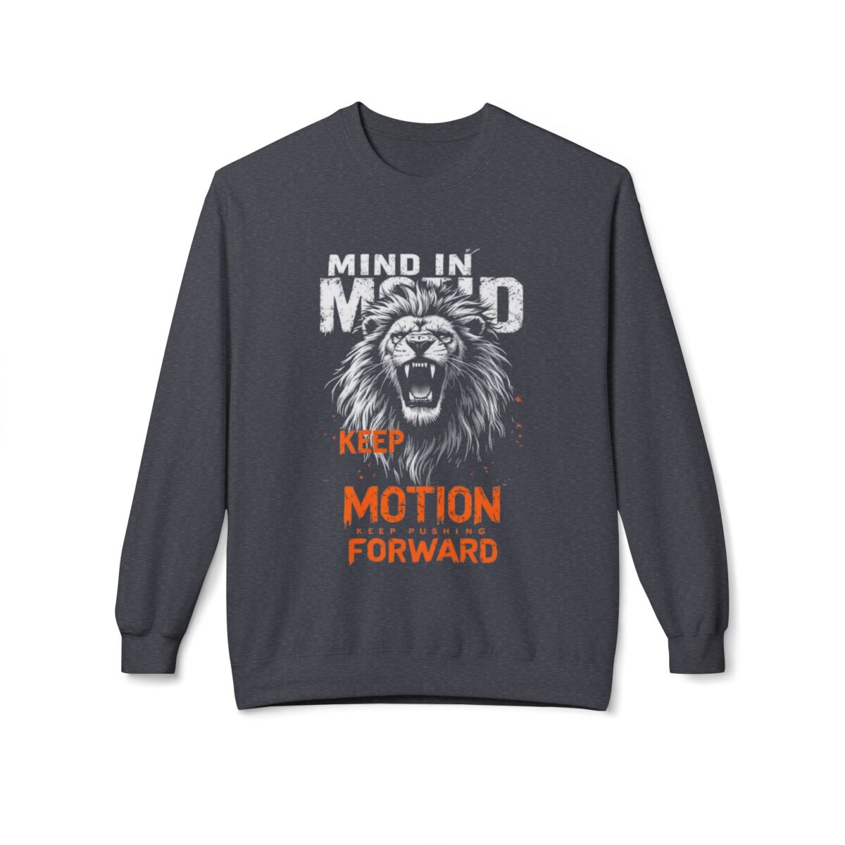 Keep pushing forward Unisex Midweight Softstyle Fleece Crewneck Sweatshirt - Image 5