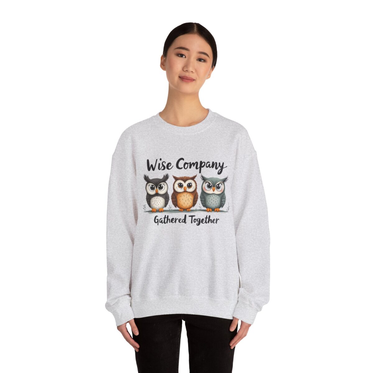 Wise Company Unisex Heavy Blend™ Crewneck Sweatshirt - Image 4