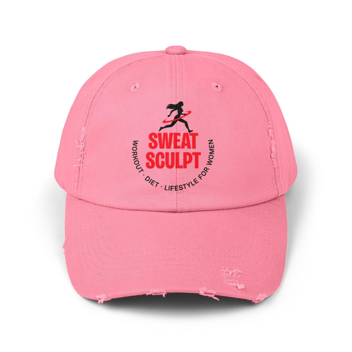 Sweat Sculpt Unisex Distressed Cap - Image 9