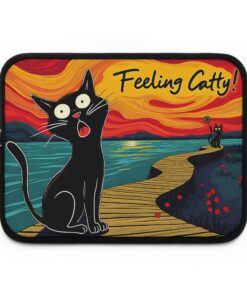 Feeling catty Laptop Sleeve