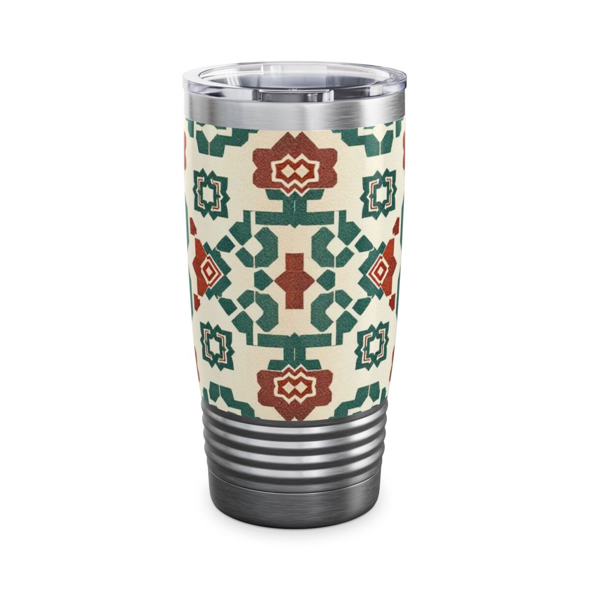 Traditional Korean Geometric Patterns Ringneck Tumbler, 20oz - Image 7