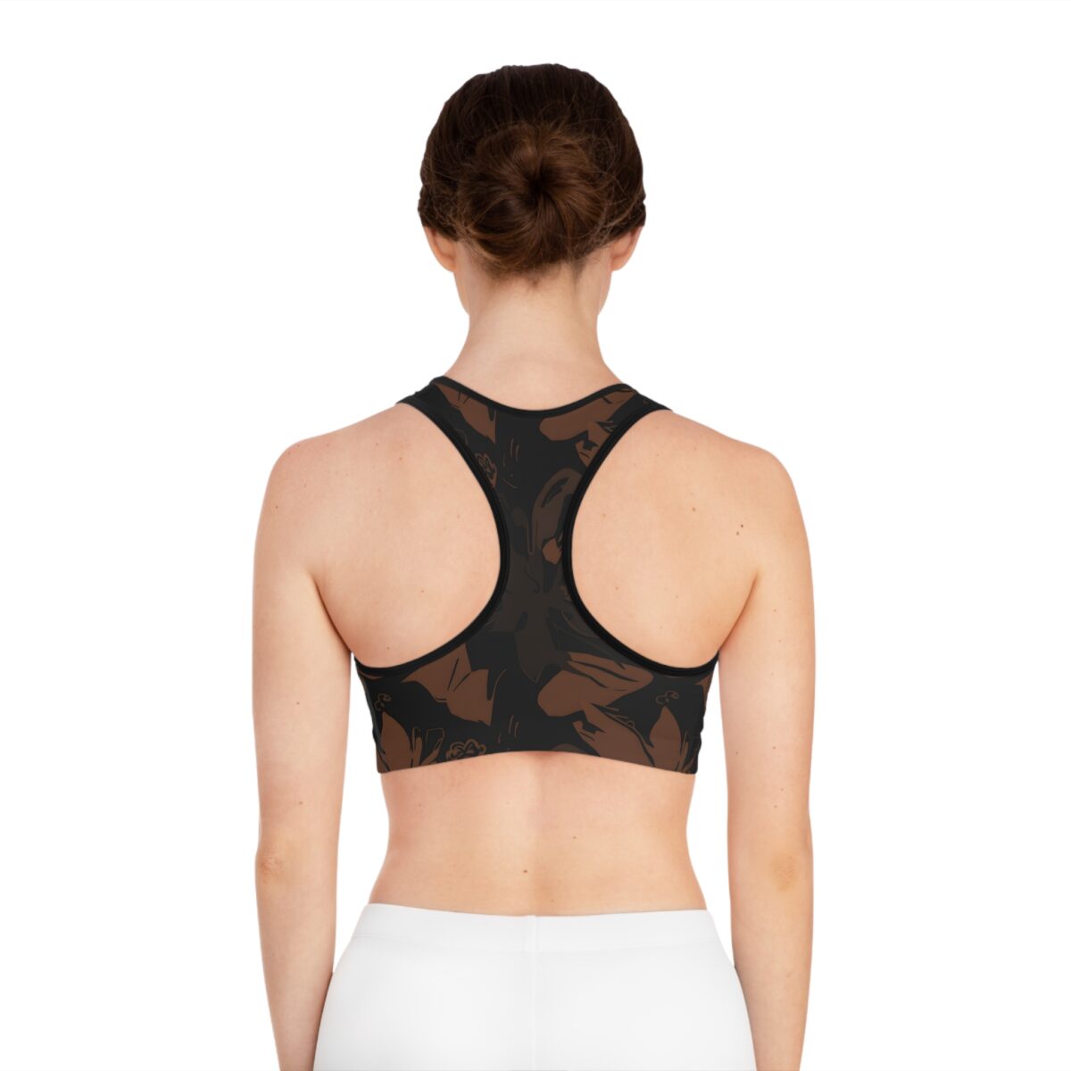 life is better in the gym Sports Bra (AOP) - Image 4