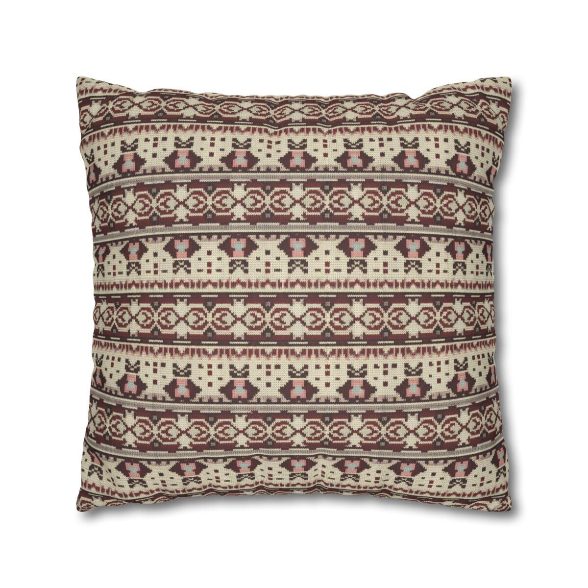 Vintage Cozy Faux Suede Square Pillowcase - Image 15