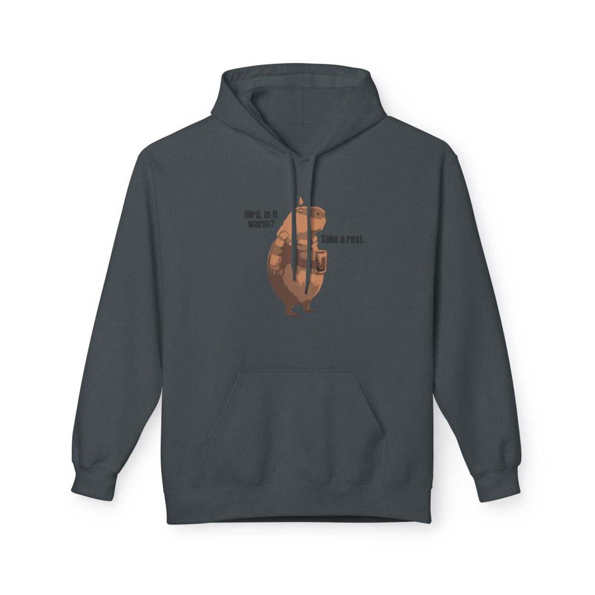 Take a rest, bird Unisex Midweight Softstyle Fleece Hoodie - Image 17