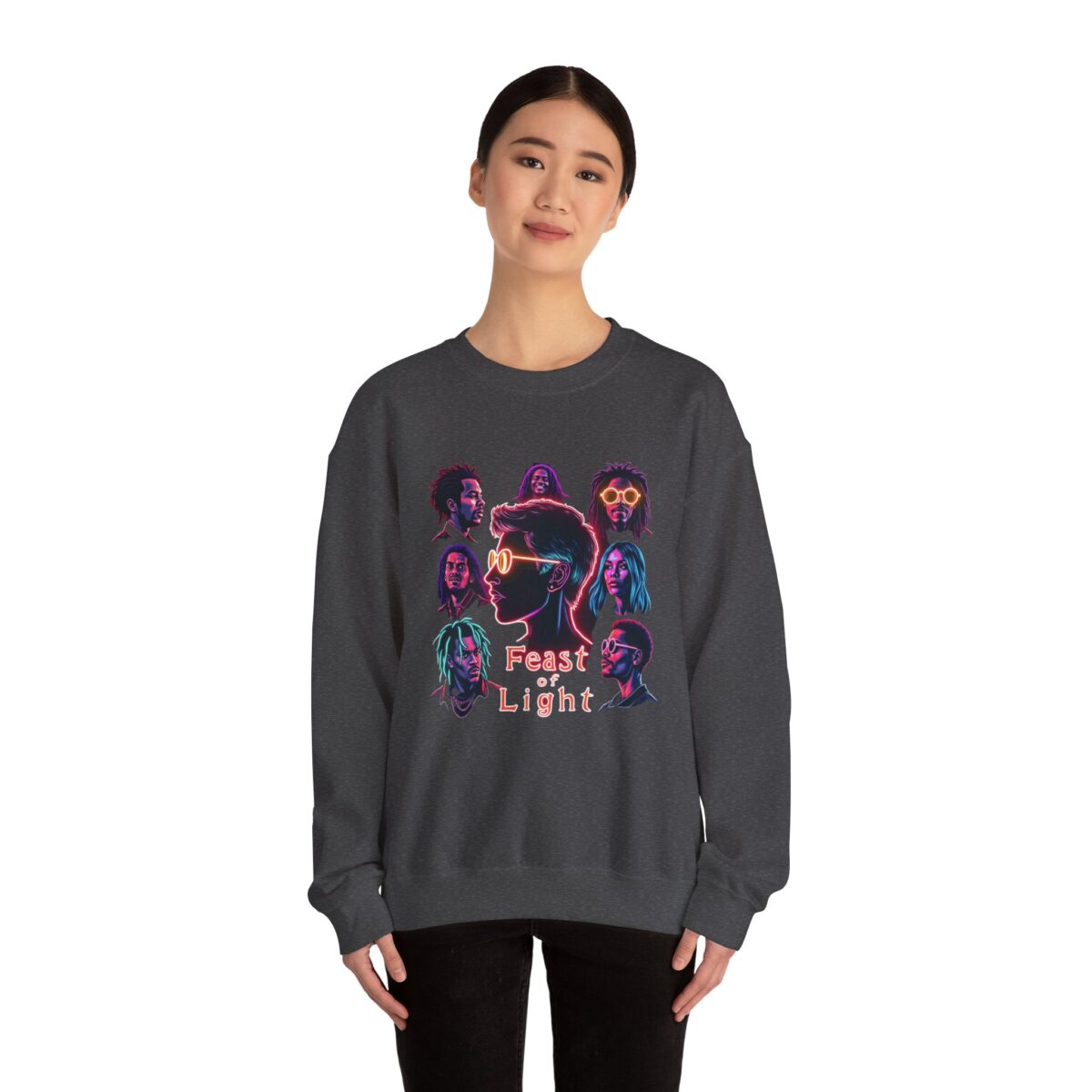Feast of light Unisex Heavy Blend™ Crewneck Sweatshirt - Image 12