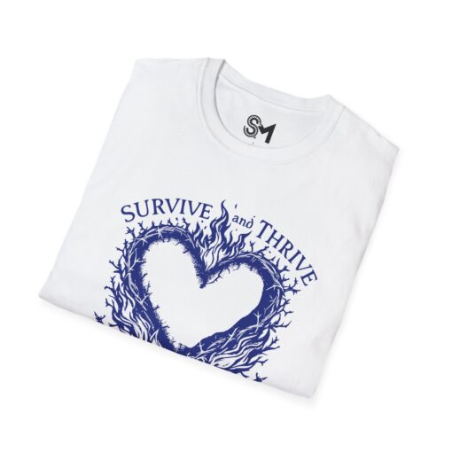 Strength in Scars Unisex Softstyle T-Shirt - Image 4