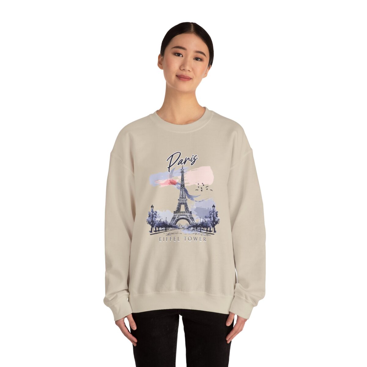 Eiffel Tower Unisex Heavy Blend™ Crewneck Sweatshirt - Image 8