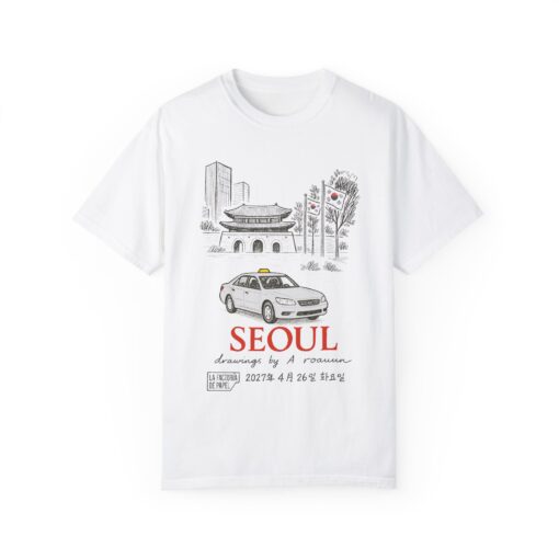 Seoul-Inspired Unisex T-Shirt - Artistic Design for Travelers