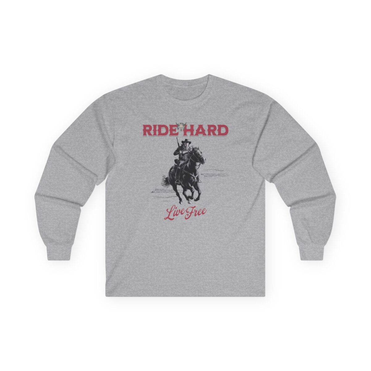 Ride hard Unisex Ultra Cotton Long Sleeve Tee - Image 7