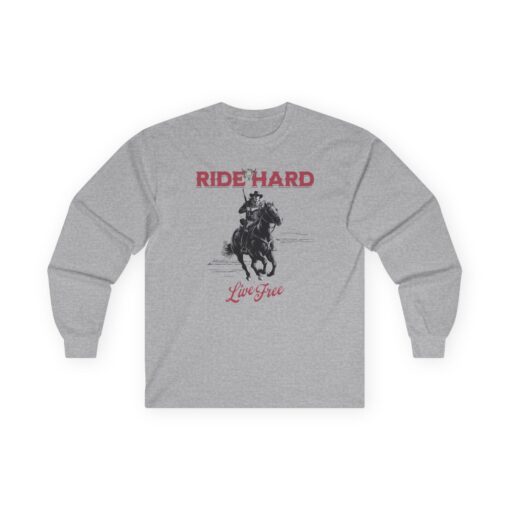 Ride hard Unisex Ultra Cotton Long Sleeve Tee - Image 7