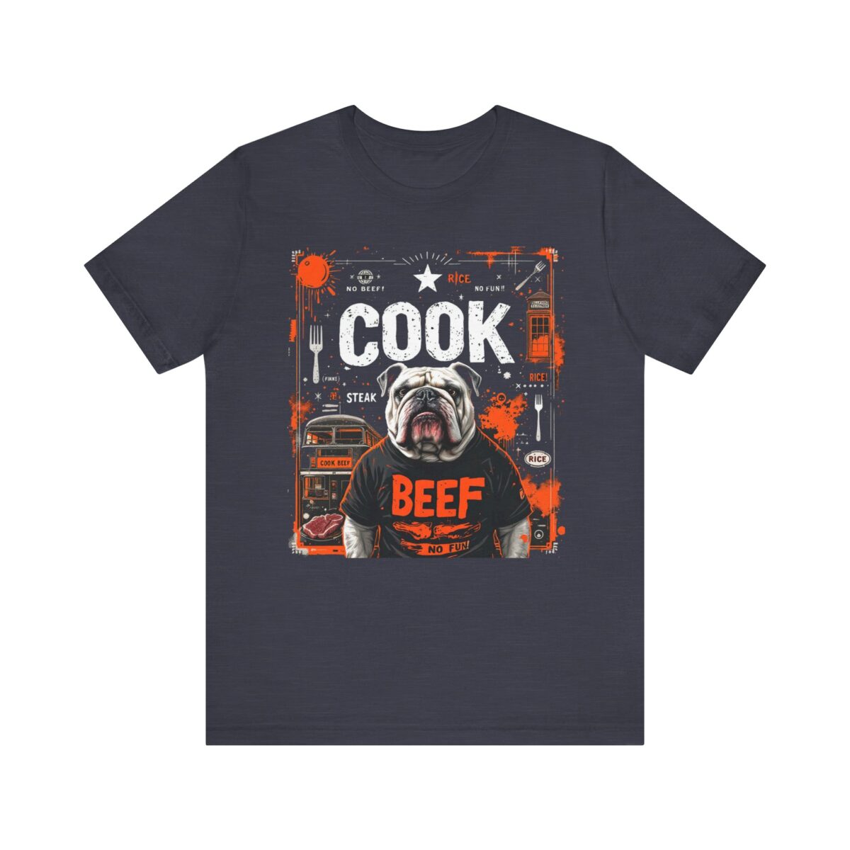 Cook Beef Unisex Jersey Short Sleeve Tee - Image 21