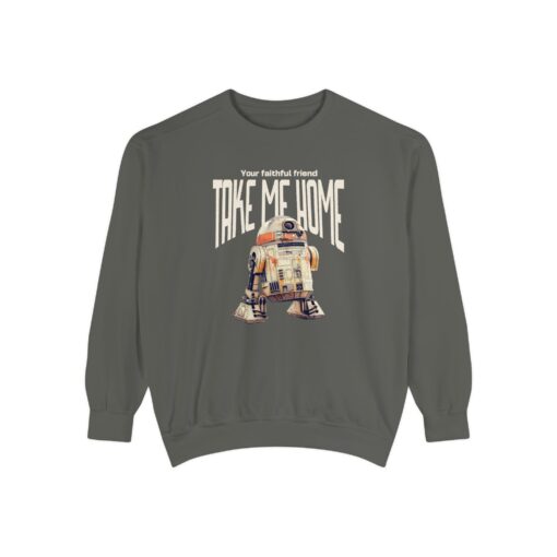 Take me home Unisex Garment-Dyed Sweatshirt - Image 5