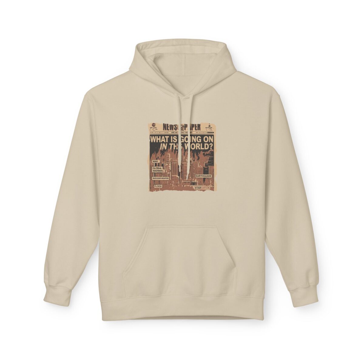 What's going on in this world Unisex Midweight Softstyle Fleece Hoodie - Image 9