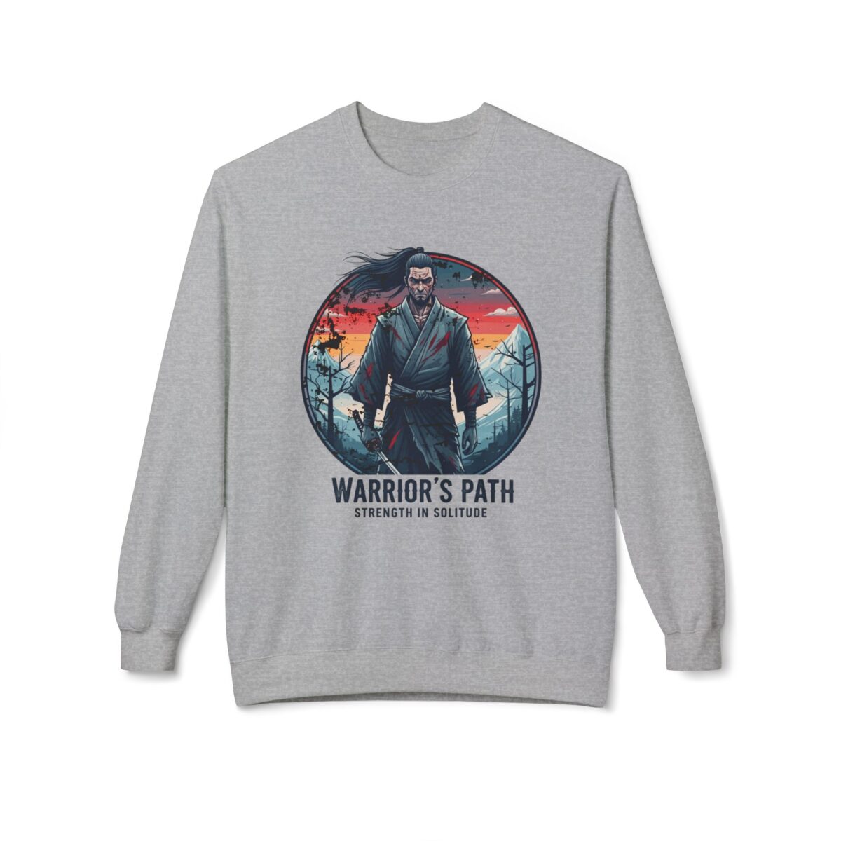 Warrior's Path Unisex Midweight Softstyle Fleece Crewneck Sweatshirt - Image 9