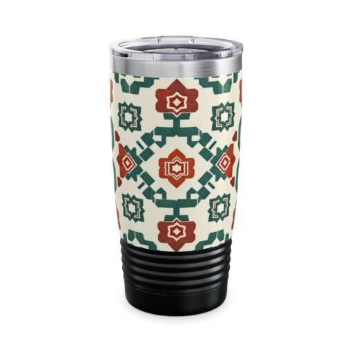 Traditional Korean Geometric Patterns Ringneck Tumbler, 20oz - Image 9