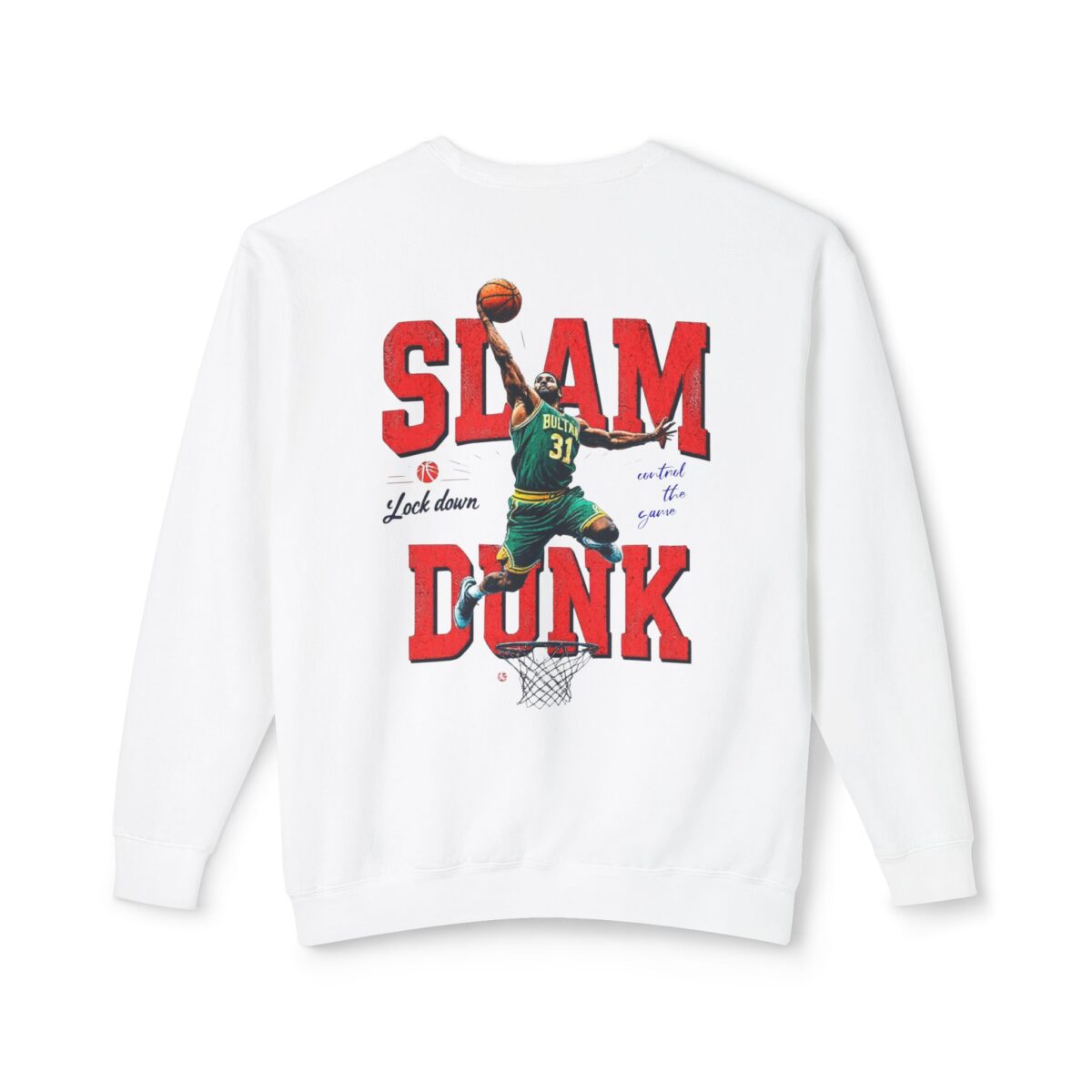Slam Dunk Unisex Lightweight Crewneck Sweatshirt - Image 2