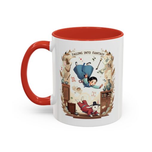 Falling into fantasy Accent Coffee Mug (11, 15oz) - Image 15