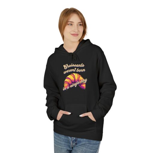 Croissants weren't born in a single day Unisex Midweight Softstyle Fleece Hoodie - Image 7