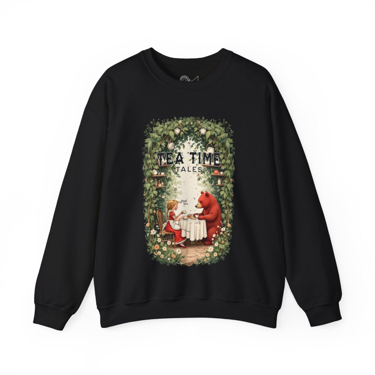 Tea time tales Unisex Heavy Blend™ Crewneck Sweatshirt - Image 9