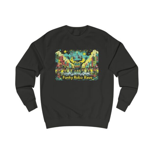 Funky Robo Rave Unisex Sweatshirt - Image 3