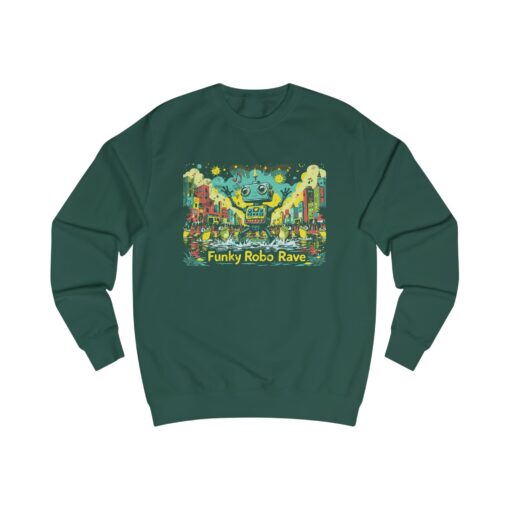 Funky Robo Rave Unisex Sweatshirt - Image 5