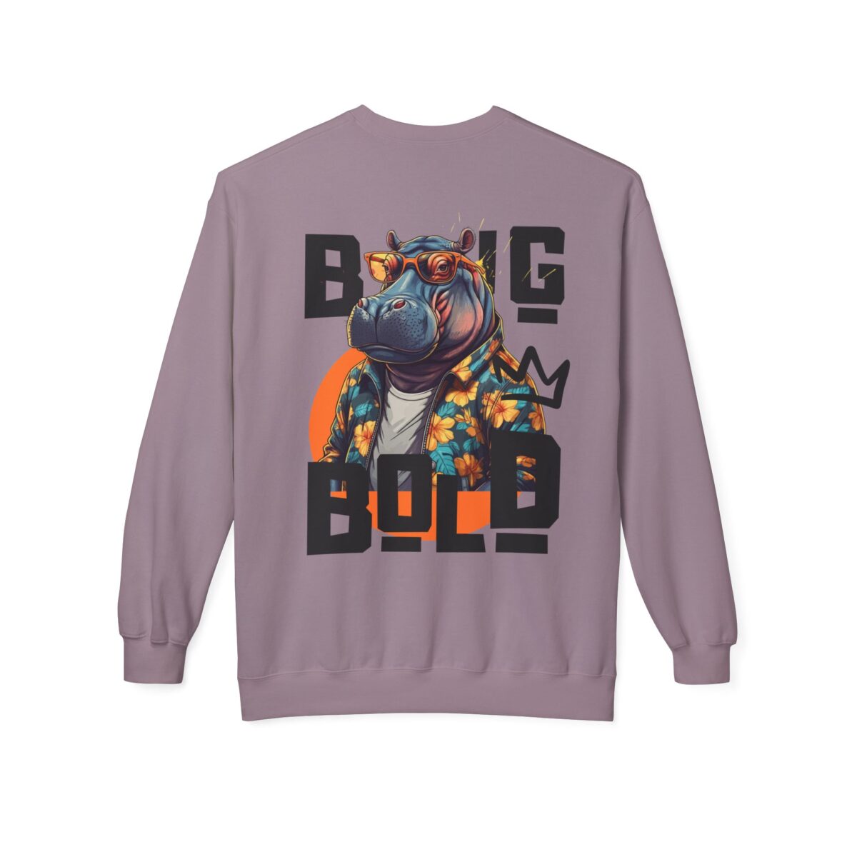 Big Bold Unisex Midweight Softstyle Fleece Crewneck Sweatshirt - Image 46