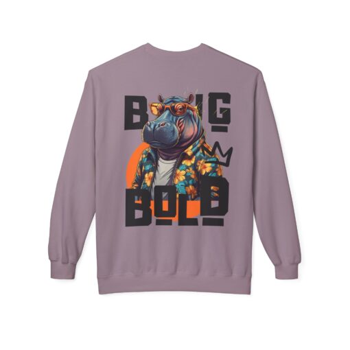 Big Bold Unisex Midweight Softstyle Fleece Crewneck Sweatshirt - Image 46