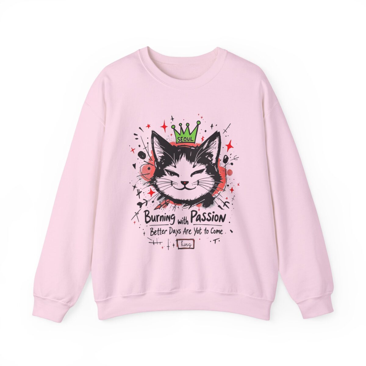 Better days are yet to come Unisex Heavy Blend™ Crewneck Sweatshirt - Image 17