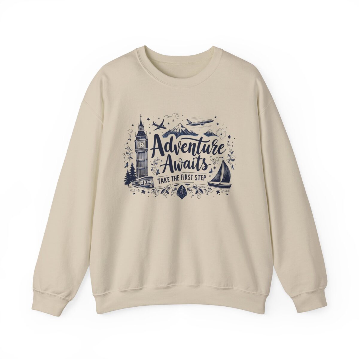 Take the first step Unisex Heavy Blend™ Crewneck Sweatshirt - Image 5