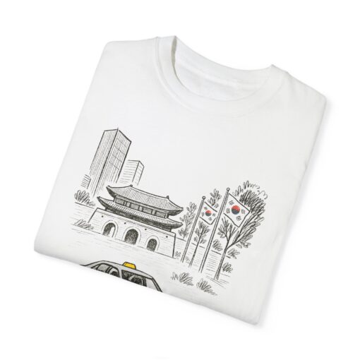 Seoul-Inspired Unisex T-Shirt - Artistic Design for Travelers - Image 3